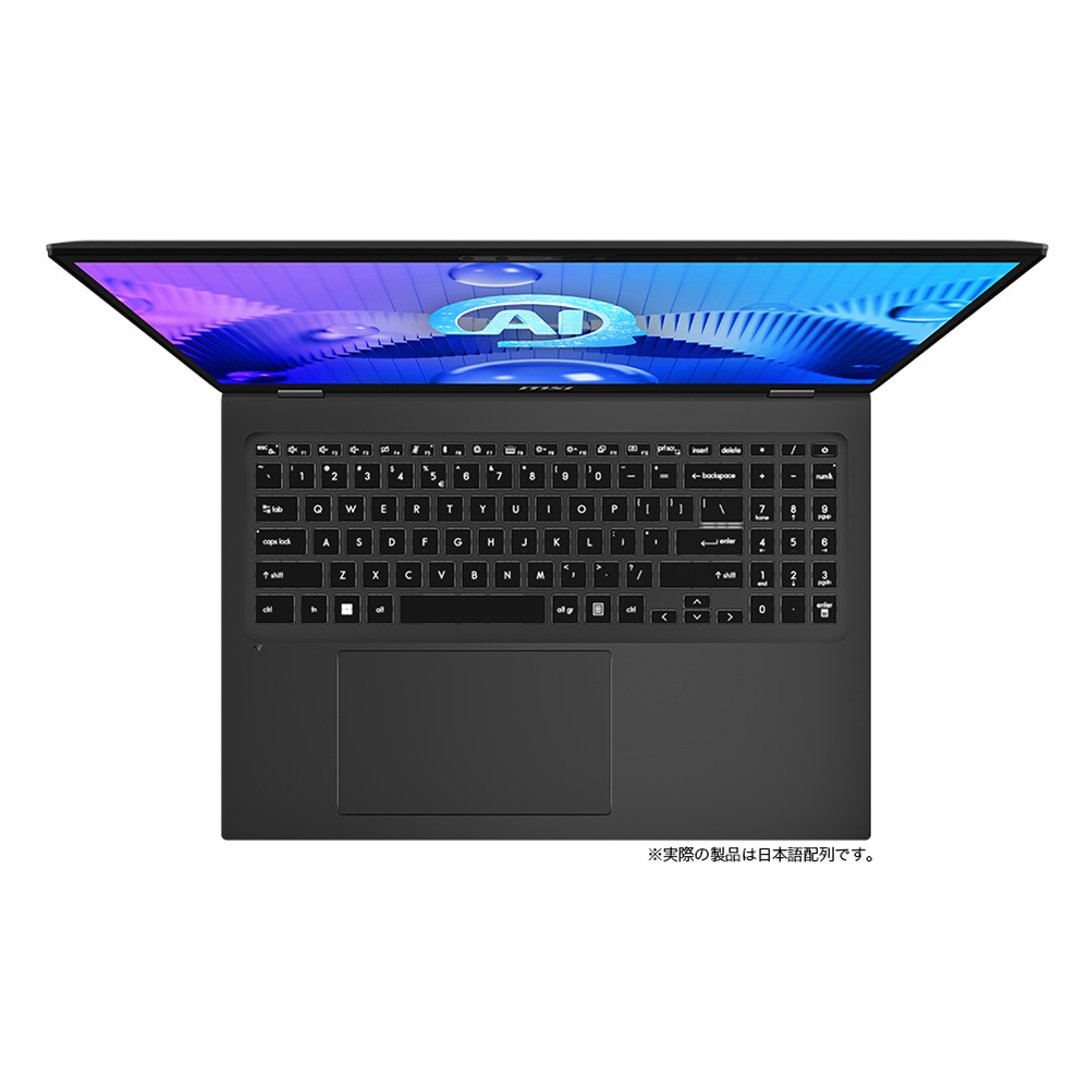 【お取り寄せ】NVIDIA GeForce RTX 4060 Laptop/Core Ultra 7/メモリ32GB/M.2 1TB/MSI/ゲーミングノートパソコン/Prestige 16 AI Studio B1V[Prestige-16-AI-Studio-B1VFG-4079JP]/16型/Windows11 Pro/送料無料 5枚目