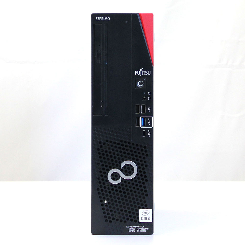 FUJITSU ESPRIMO D7011/GX FMVD5201KP [中古デスクトップ /Windows11 Pro /Core i5 10505 /メモリ：8GB /M.2：256GB][外装：Bランク 動作：Aランク][送料無料] 2枚目
