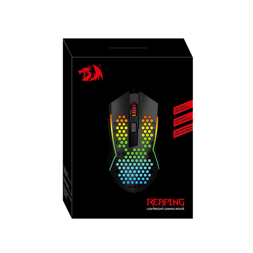 REDRAGON | レッドラゴン M987-KTI REAPING ゲーミングマウス [新品 /超軽量 /マクロ設定可能 /Pixart 3327 /最大12400 DPI] 7枚目