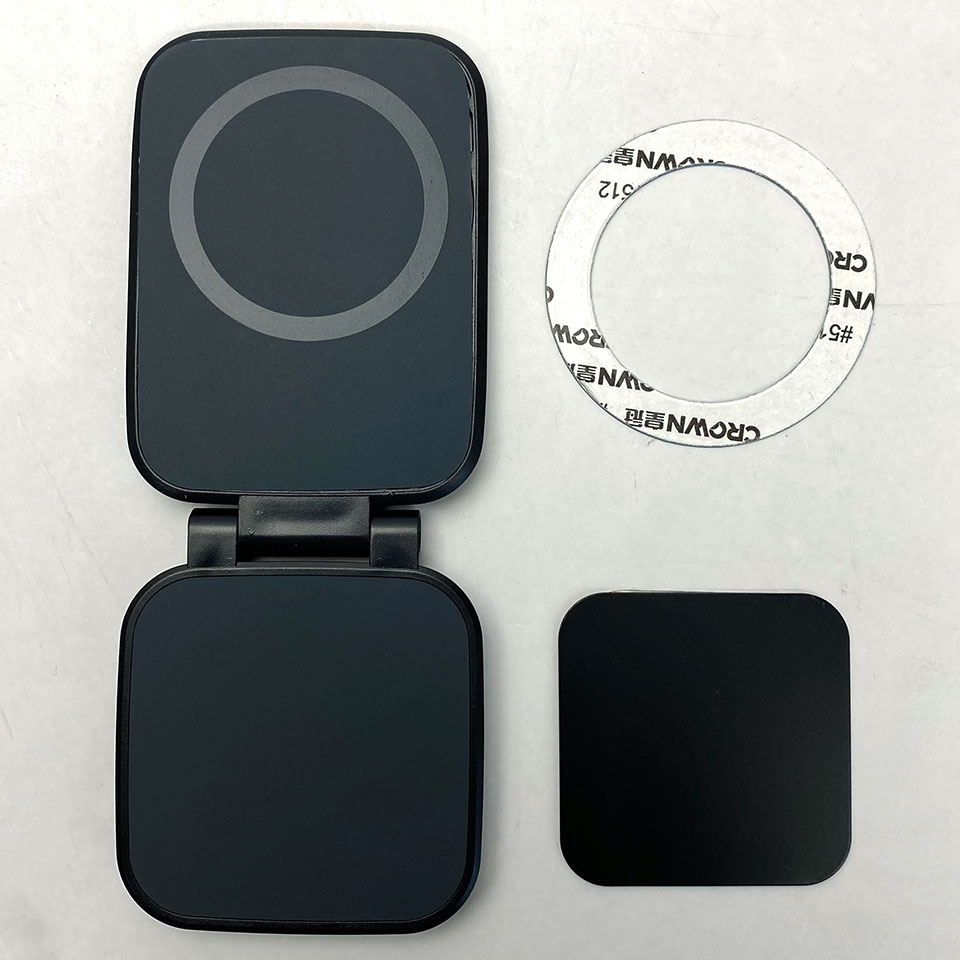 [MAG-DPS-BK]  (CW) MagSafe Dual Plate Stand Black [iPhone用スマホスタンド /折り畳み式 /コンパクト] 2枚目