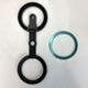 [MAG-DRS-14-BK]  (CW) Magsafe Double Ring Stand 1/4 inch Mount [iPhone用スマホリング＆スタンド /折り畳み式 /コンパクト]