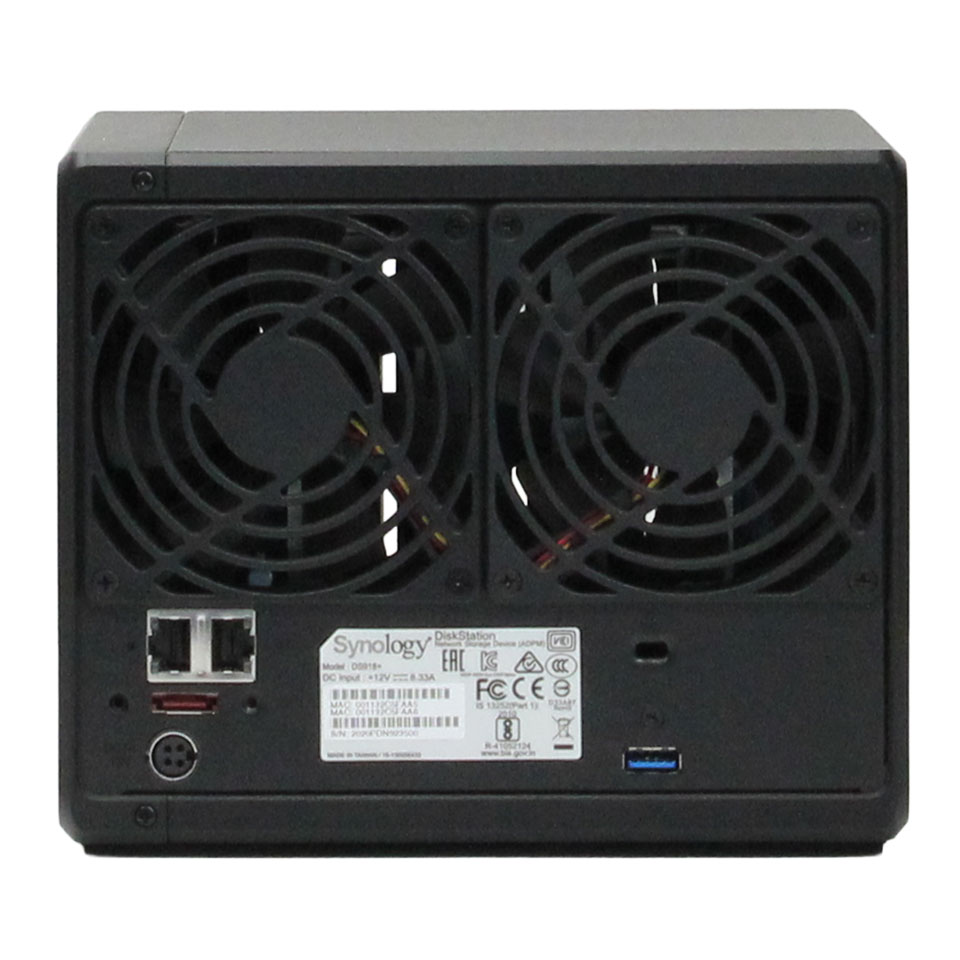 Synology DiskStation DS918+ 8TB [FBG14022][中古][NAS][外装：Bランク 動作：Aランク][送料無料] 5枚目
