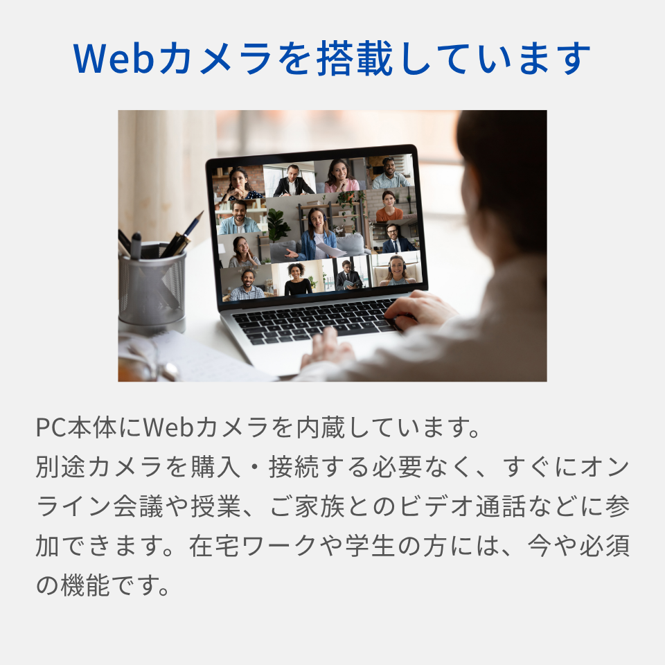 当店おすすめバリューパソコン 中古ノートパソコン 第10世代CPU Core i5 メモリ16GB SSD：256GB Windows11 WPSOffice HDMI搭載 WEBカメラ15.6型[画面：Bランク 外装：Bランク 動作：Aランク][送料無料] 7枚目