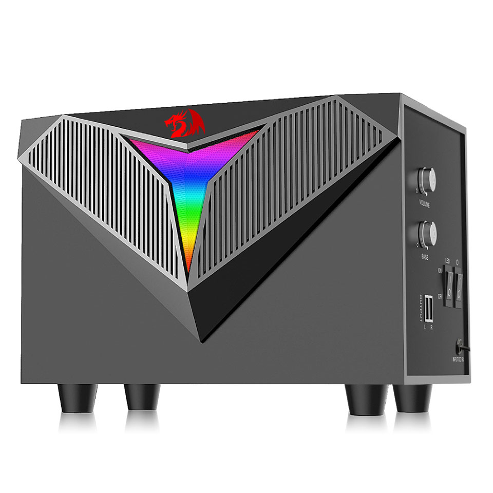 REDRAGON [GS700TI]RGB 2.1チャンネルスピーカーToccata [ゲーミング] 3枚目