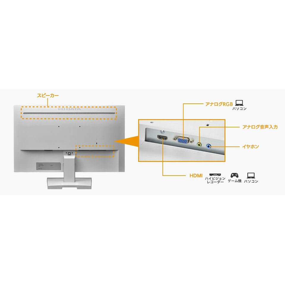 IODATA [LCD-A241DB] 23.8インチ 75Hz FHD ADSモニター ブラック [1920 x 1080 /HDMI /VGA /スピーカー内蔵 ][送料無料]【セール中の商品】 12枚目