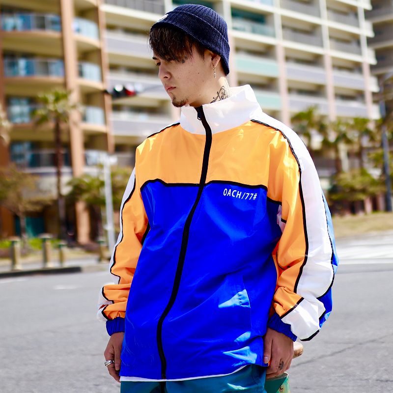 限定1点】トリコロールネオンカラーナイロンジャケット <A105 