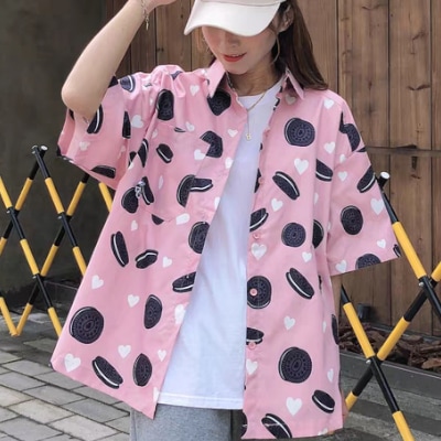 クッキー柄半袖シャツ <B391> | すべての商品 | PCTOKYO