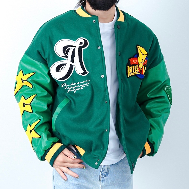 ストリート系メンズファッション通販 PCTOKYO (play clothing tokyo) 売れ筋がひクリスマスプレゼント! PCTOKYOスタジャン スタジャン