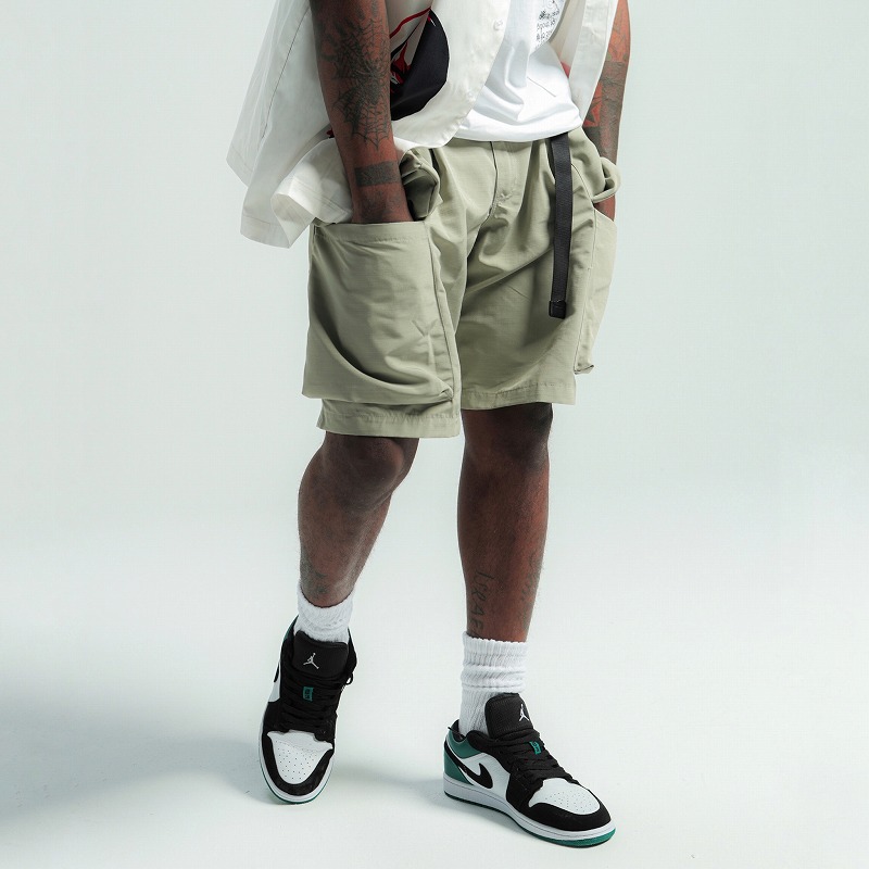 鳥*様 Sequel カーゴショーツ オリーブ メーカー完売品、Sサイズ新品 orSlow オアスロウ USアーミー 2ポケット カーゴショーツ ショート