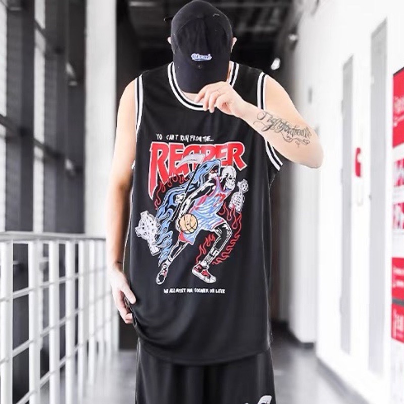 Death Skull バスケットボールゲームシャツ すべての商品 Pctokyo