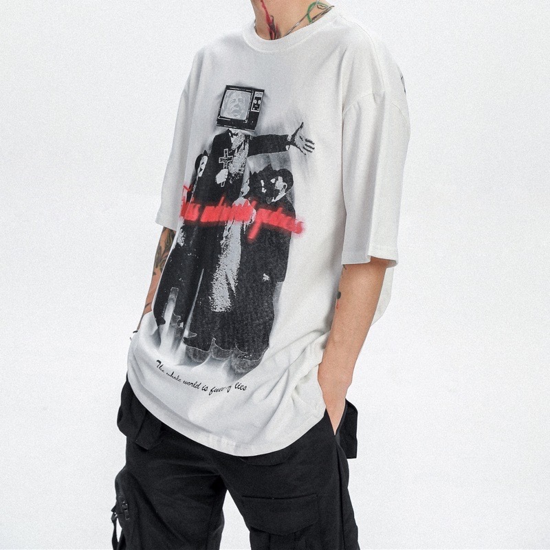 68%OFF!】 TRAVAS 総柄 ストレッチ クリンクルシャツ スリム タイト