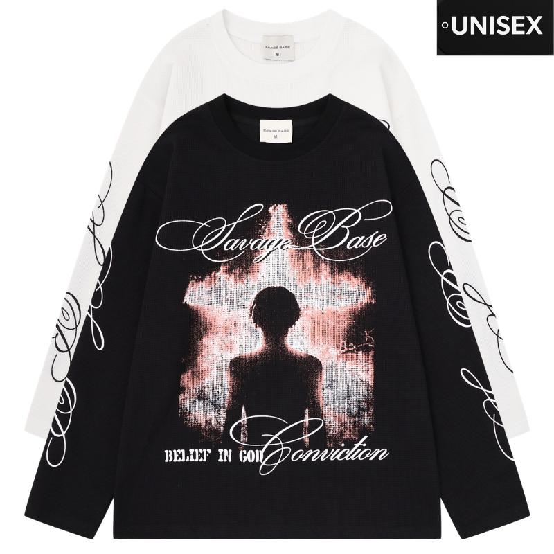 先行予約】《2色》Savage BaseグラフィックロングTシャツ <Y5324