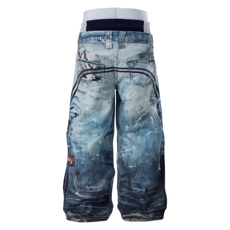 Triple Waist Print�ǥ˥�ѥ�� <C405>