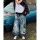 Triple Waist Print�ǥ˥�ѥ�� <C405>