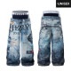Triple Waist Print�ǥ˥�ѥ�� <C405>