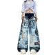 Triple Waist Print�ǥ˥�ѥ�� <C405>