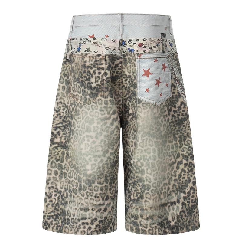 Leopard Graphic7ʬ�楷�硼�ȥѥ�� <C410>