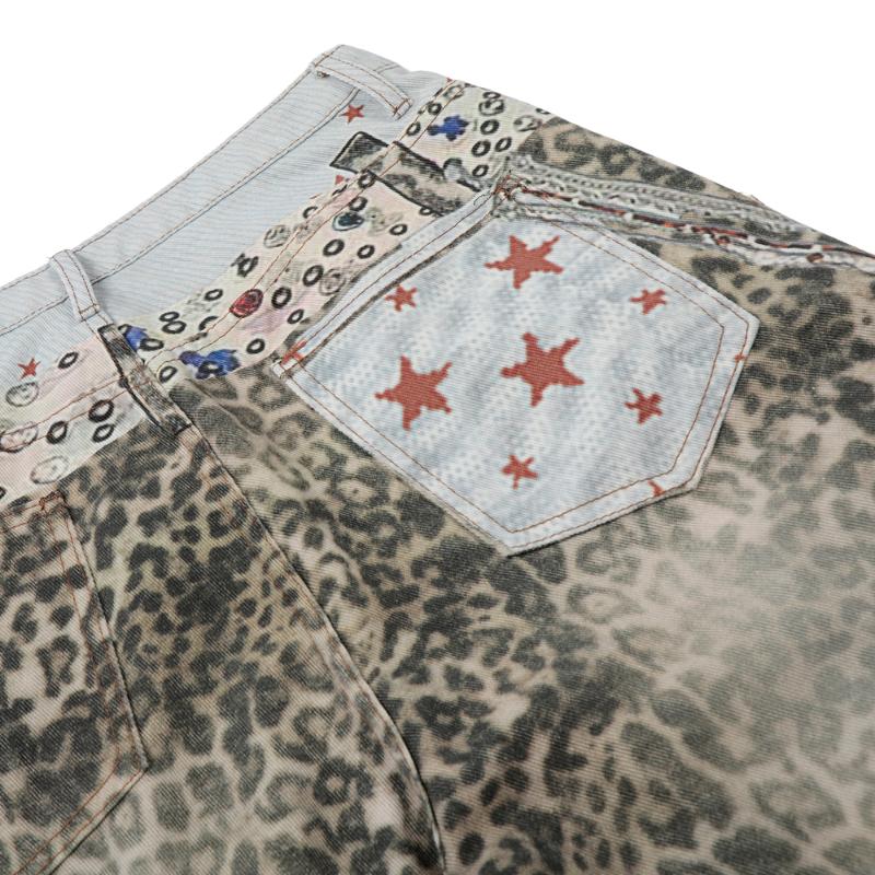 Leopard Graphic7ʬ�楷�硼�ȥѥ�� <C410>