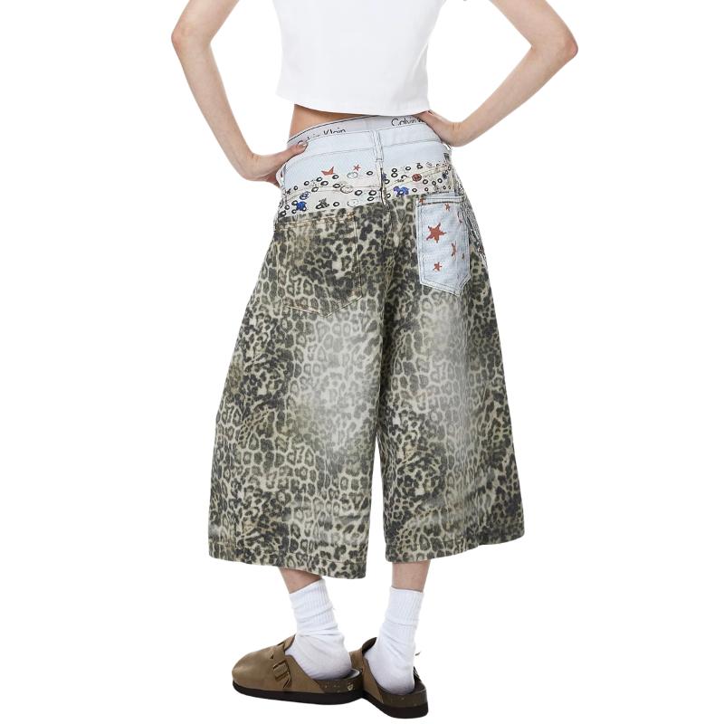 Leopard Graphic7ʬ�楷�硼�ȥѥ�� <C410>