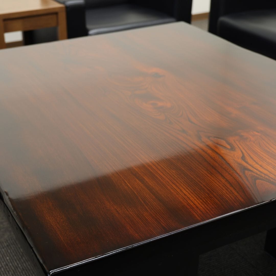 【十和田の叡智 至高の 楡一枚板】 最高級 木地呂漆 きじろうるし 漆塗り 楡の木 にれ ニレ テーブル 特注 オーダーメイド 受注生産 幅200 奥行100	木製	天然木 国産 手作り インテリア 家具 おしゃれ 国産材 納期目安6か月