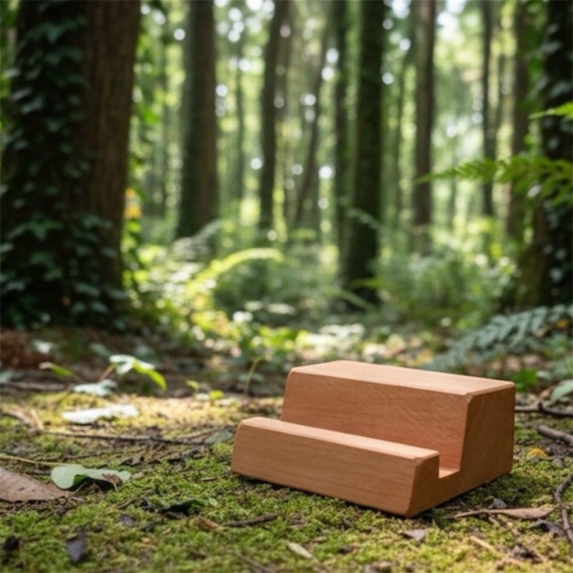 【皇室御用達制作】ひねり髪すきスタンド スマホスタンド 木製 日本製 最高級 オノオレカンバ 古木 天然木 職人橋野手作り 国産 ギフト