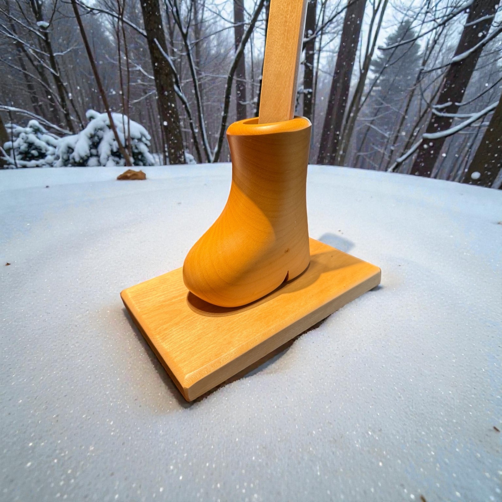 オノオレカンバ 靴ベラセット 小さな靴と長い靴ベラ 厳選稀少木材 職人による手作り 高級 日本製 プレゼントギフト対応 #600