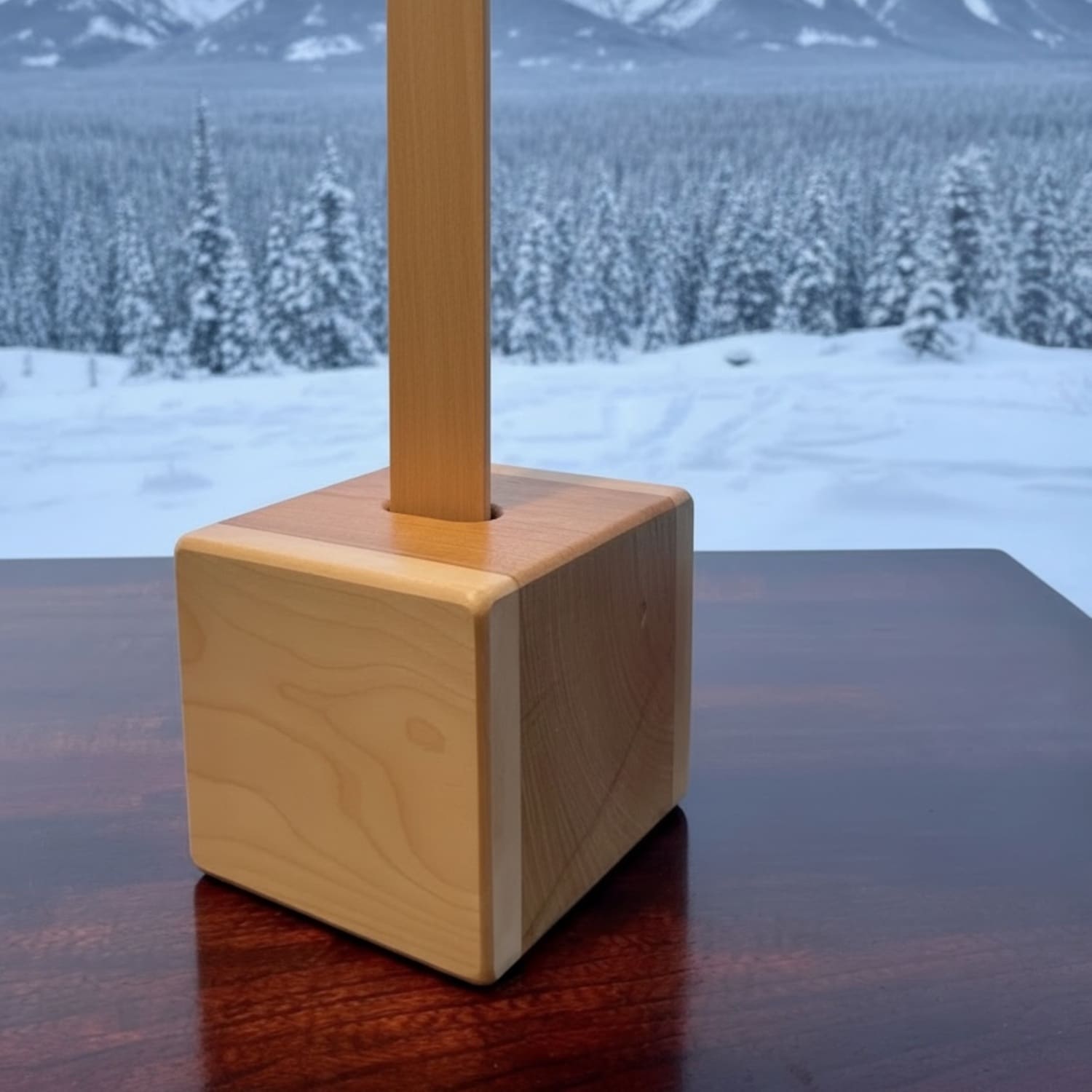 アートフォルム ブランド 高級 ギフト オノオレカンバ 【靴ベラ キューブセット】ロング シューホーン 靴べら スタンド 木製 ホルダー 木 厳選希少材＃600 日本製