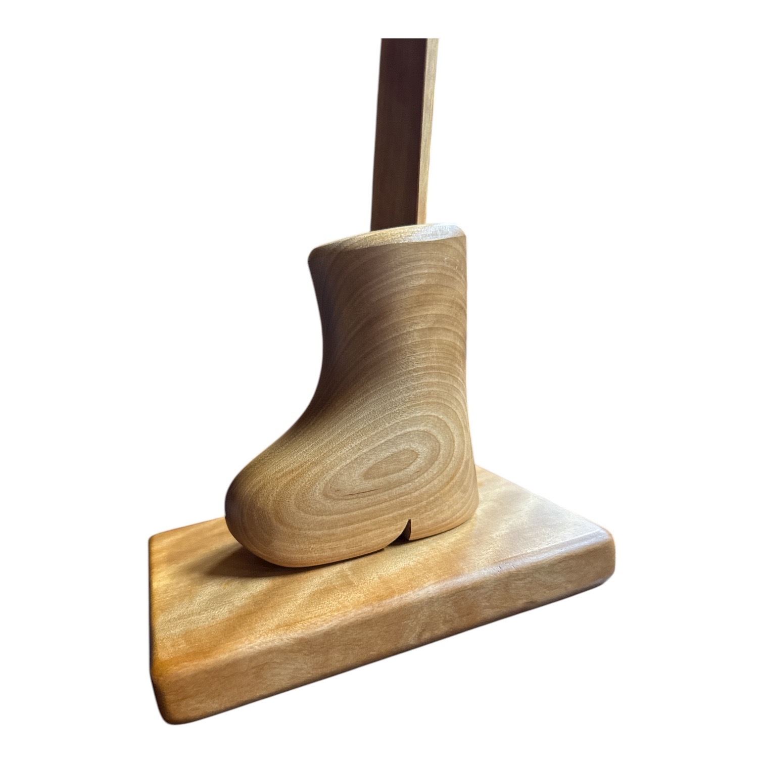 【皇室御用達制作】オノオレカンバ 靴べら 高級 木製 ロング シューホーン 【小さな靴(広葉樹)とながい靴べらスタンドセット】#700古木 日本製 ギフト クリスマス プレゼント