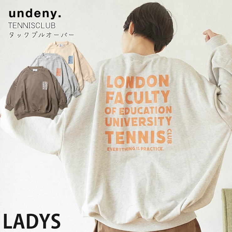 undeny ȥ졼ʡ åץ륪С ΢ TENNIS CLUB ӥå륨å ǥ   å Ĺµ ȥåץ ͥ ޥޥ ǥˡ 졼  714703F