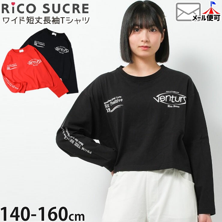 ĹµT 磻ɥ륨å ѻ åץɾ 硼Ⱦ λ å ˥ ս 100% û T 󥰥꡼ ȥåץ Ҷ 󥹥 󥹰 Rico SUCRE ꥳ奯 140 150 160   RCLT251903ڥ᡼оݡ