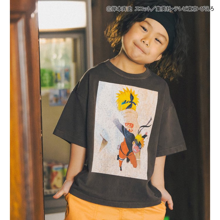 F.O.KIDS NARUTO-�ʥ��- ������ ȾµT����� ����ե��å�T����� �ˤλ� ���λ� ���å� �� ��100% ������ ���˥� ����饯���� �ȥåץ� �Ҷ��� ���ե������å� 100 110 120 130 140 �� �� R307925�ڥ᡼�����оݡ�