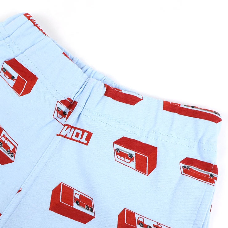 トミカコラボ キッズ ハーフパンツ 前ポケット付き ロゴ パッケージ