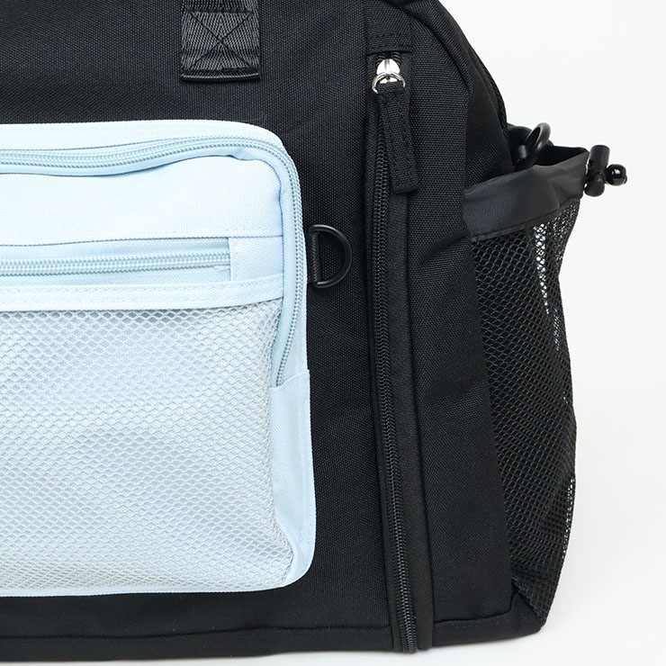 Lovetoxic 拡張2WAYボストンバッグ ロゴ 撥水加工 容量40-55L 女の子