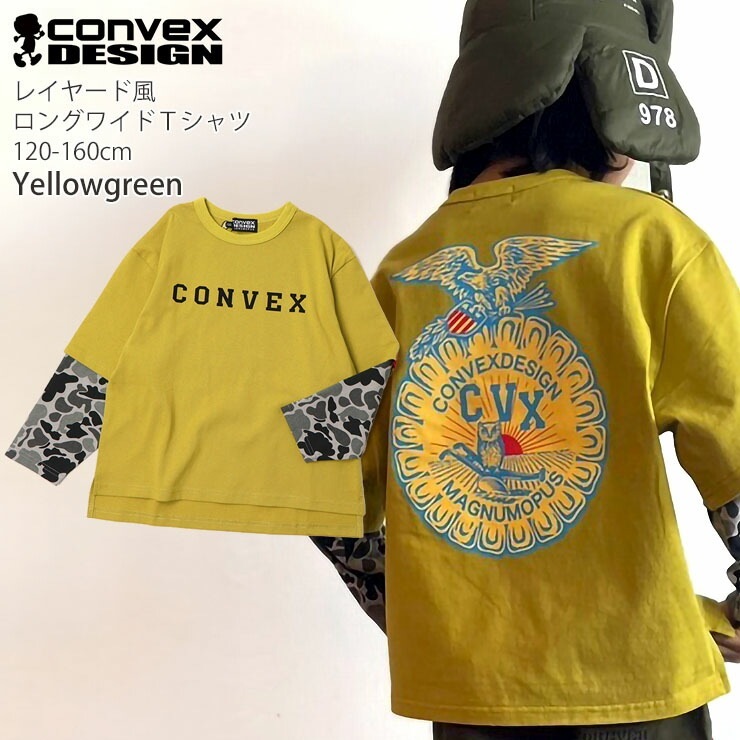 CONVEX 󥰥磻T ĹµT 쥤䡼 Хåץ µץ 100%  ɥå ˤλ λ å T Ҷ 120 130 140 150 160     ٥å 632207-1ڥ᡼оݡ