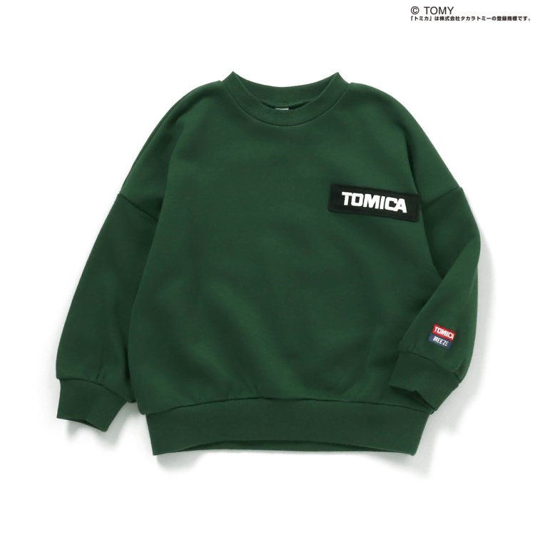 BREEZE トミカコラボ キッズ トレーナー 裏毛 グラフィック はたらく車