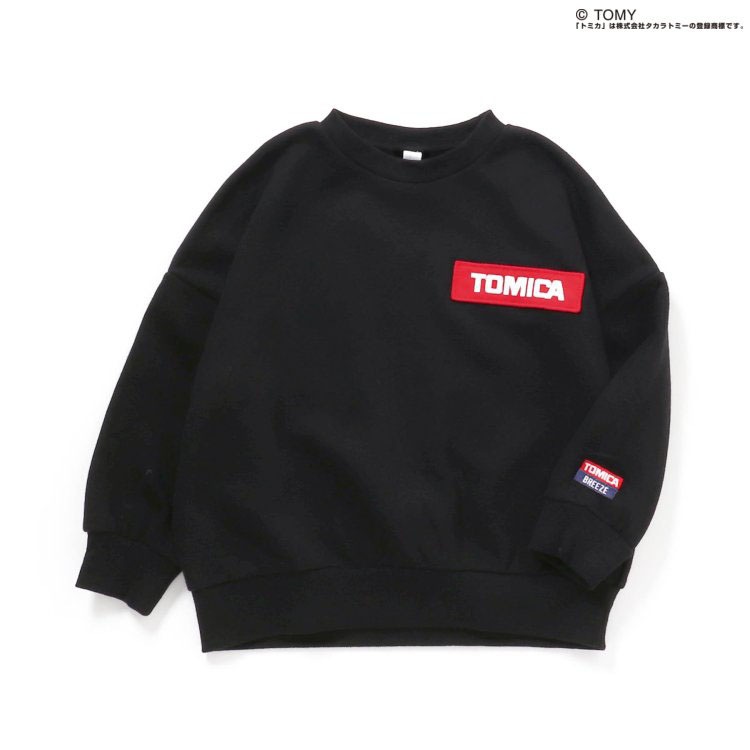 BREEZE トミカコラボ キッズ トレーナー 裏毛 グラフィック はたらく車