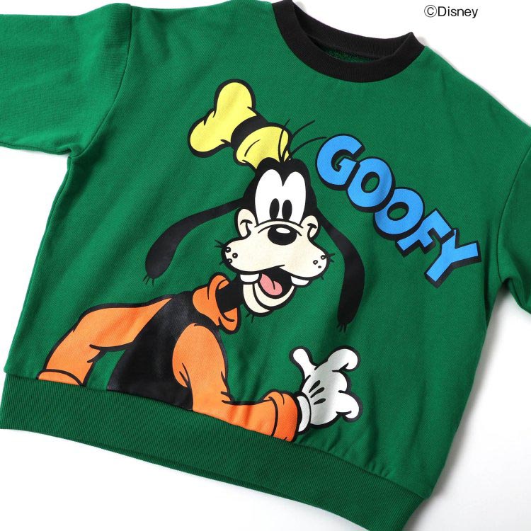 kolor×Disney　コラボトレーナー BREEZE ディズニーコラボ キッズ トレーナー 裏毛 ミッキーアンド