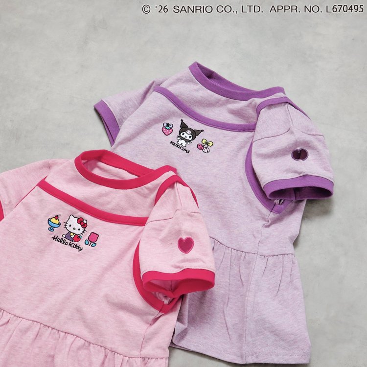 BREEZE Tシャツ 半袖 チュニック サンリオキャラクターズ キッズ