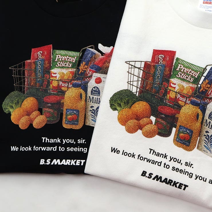 BOOSTOCK ���å� ����˥� ȾµT����� MARKET �ޡ����å� �ˤλ� ���λ� ���å� ����˥� �� ��100% Ⱦµ T����� �ȥåץ� �֡����ȥå� 1006404�ڥ᡼�����оݡ�