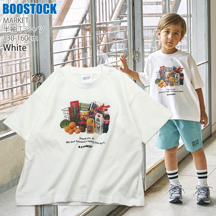 BOOSTOCK ���å� ����˥� ȾµT����� MARKET �ޡ����å� �ˤλ� ���λ� ���å� ����˥� �� ��100% Ⱦµ T����� �ȥåץ� �֡����ȥå� 1006404�ڥ᡼�����оݡ�