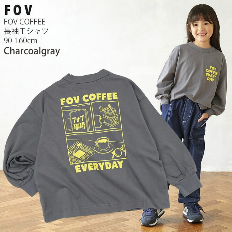 FOV ���å� ����˥� ĹµT����� FOV COFFEE µ����� �ˤλ� ���λ� ���å� ����˥� �ս� ��100% ����T Ĺµ T����� �ȥåץ� �Ҷ��� �ե��� 625403�ڥ᡼�����оݡ�