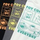 FOV ���å� ����˥� ĹµT����� FOV COFFEE µ����� �ˤλ� ���λ� ���å� ����˥� �ս� ��100% ����T Ĺµ T����� �ȥåץ� �Ҷ��� �ե��� 625403�ڥ᡼�����оݡ�