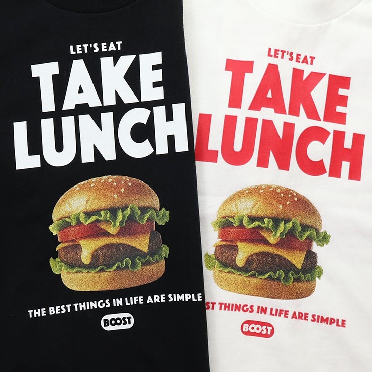BOOSTOCK ȾµT����� BURGER �ϥ�С����� ��� ��ǥ����� ����˥� ���� ���� �ˤλ� ���λ� �� ��100% Ⱦµ T����� �ȥåץ� ��ͥ����� 160 170 �֡����ȥå� 1006402F�ڥ᡼�����оݡ�