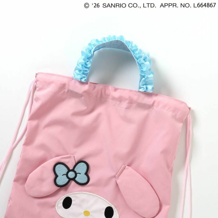 サンリオコラボ ナップサック ハローキティ マイメロディ クロミ 持ち