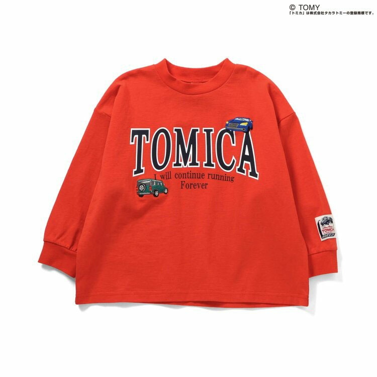 長袖Tシャツ トミカコラボ グラフィック 綿100% BREEZE ブリーズ