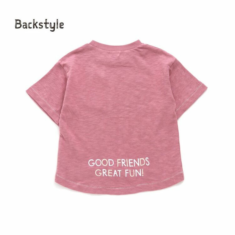 F.O.KIDS ȾµT 4 ѻ ʥС ˤλ å ٥ӡ  100% ȥåץ ץT Ҷ Ҷ ٥ӡ եå 80  R207193ڥ᡼оݡ