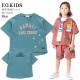 F.O.KIDS ȾµT 4 ѻ ʥС ˤλ å ٥ӡ  100% ȥåץ ץT Ҷ Ҷ ٥ӡ եå 80  R207193ڥ᡼оݡ