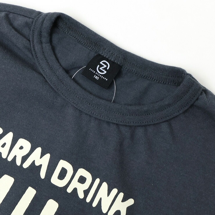 ĹµT FARM DRINK MILK ˤλ λ å ˥ ս 100% T 󥰥꡼ ȥåץ Ҷ ZERO STANDARD  130 140 150 160 졼   140263ڥ᡼оݡ