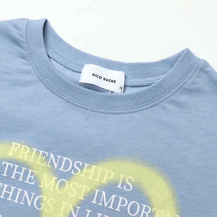 ĹµT ϡȥץ졼 ѻ쥿󥰥ץ ɥɥ λ å ˥ ս 100% åץɾ ɥ㡼 T 󥰥꡼ ȥåץ Ҷ 󥹥 Rico SUCRE ꥳ奯 140 150 160 忧  RCLT253944ڥ᡼оݡ