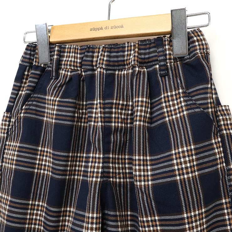 Stuka W30 ワイドパンツ　チェック 中古・古着通販】stuka (ストゥーカ) コーデュロイチェックパンツ